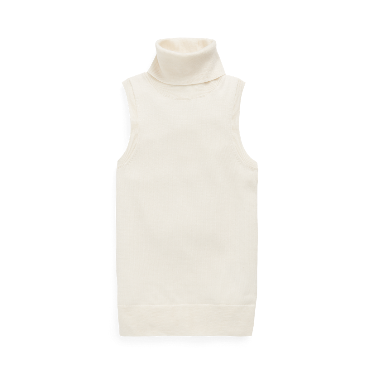 Wool Sleeveless Turtleneck Ralph Lauren