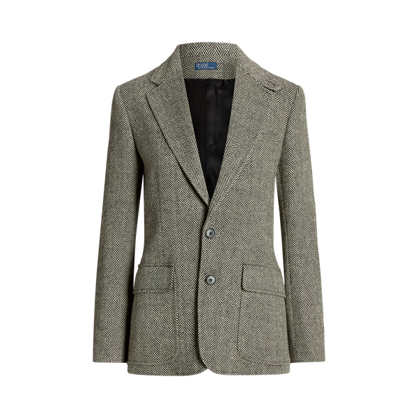 Ralph lauren women's herringbone blazer hotsell