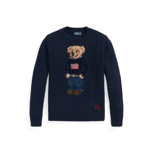 Polo Bear Cotton-Linen Sweater Polo Ralph Lauren 1