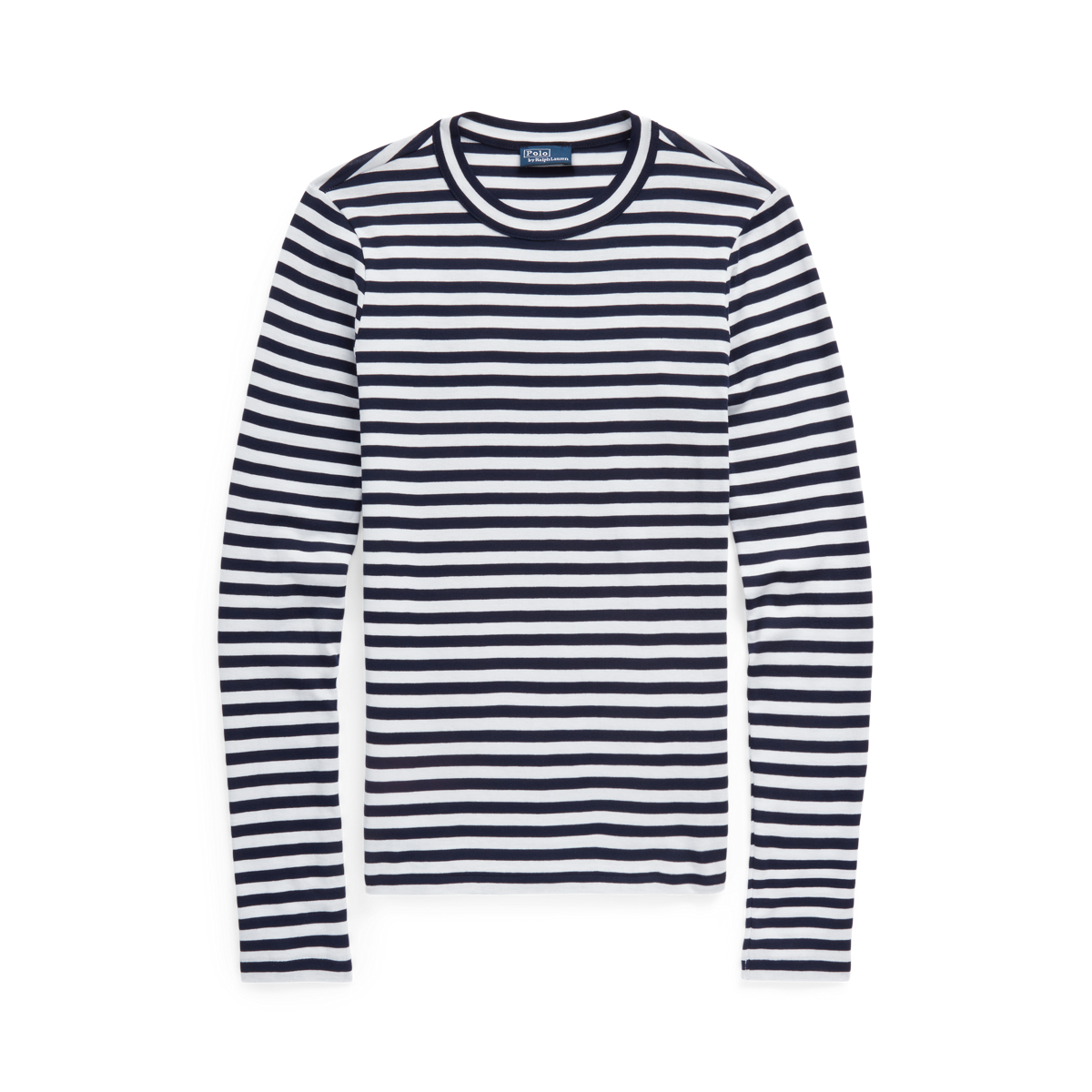 Striped Ribbed Long Sleeve Tee Ralph Lauren