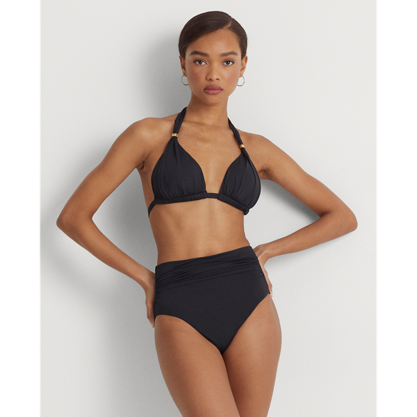 Neckholder-Bikinitop Lauren in Schwarz 3