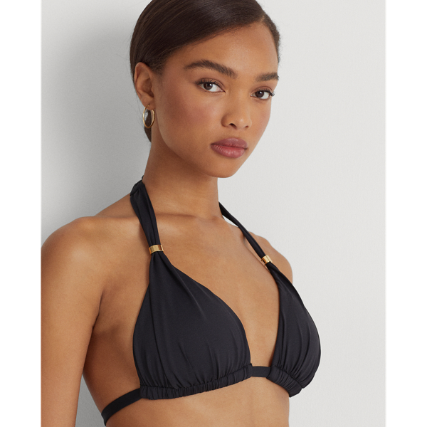 Neckholder-Bikinitop Lauren in Schwarz 5