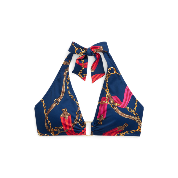 Neckholder-Bikinitop mit Ringdetail Lauren in 1