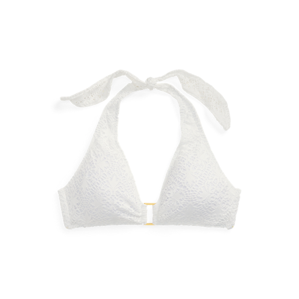 Geh&auml;keltes Neckholder-Bikinitop mit Ring Lauren in 1