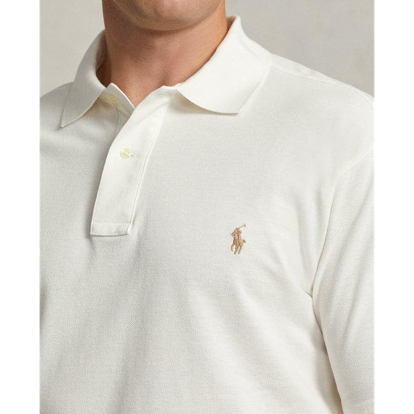 Deckwash White The Iconic Mesh Polo Shirt Polo Ralph Lauren 6