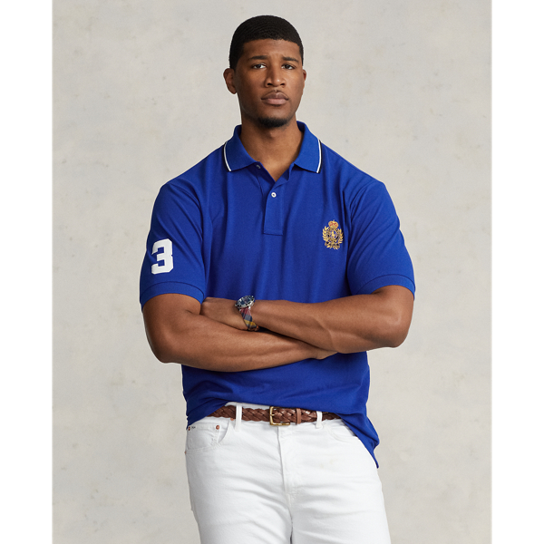 Polo Crest Mesh Polo Shirt 