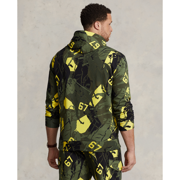 Logo Polo Pony Camo Double-Knit Hoodie | Ralph Lauren