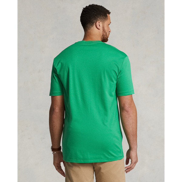 Optic Green Soft Cotton Crewneck T-Shirt Big & Tall 5