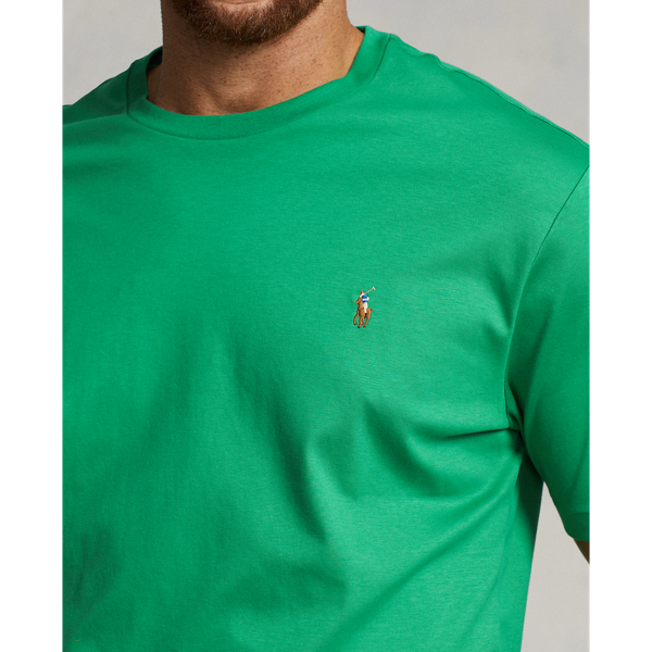 Optic Green Soft Cotton Crewneck T-Shirt Big & Tall 6