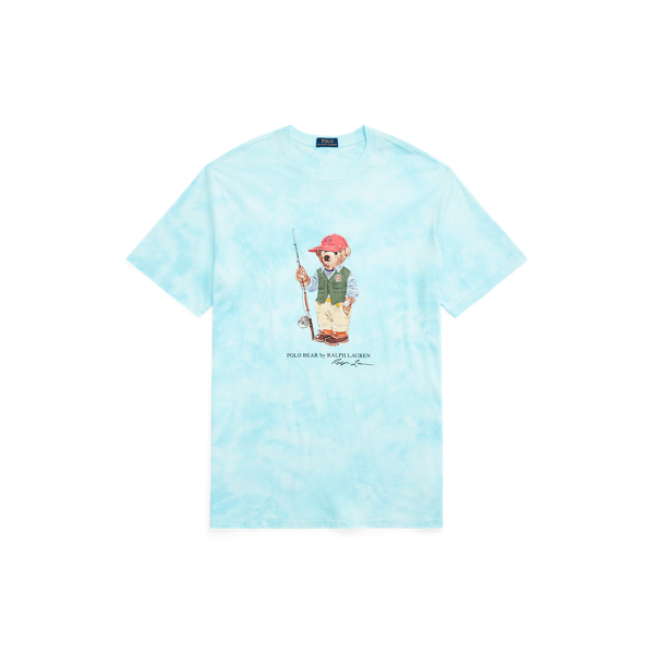 Island Aqua Bear Polo Bear Tie-Dye Jersey T-Shirt Big & Tall 2
