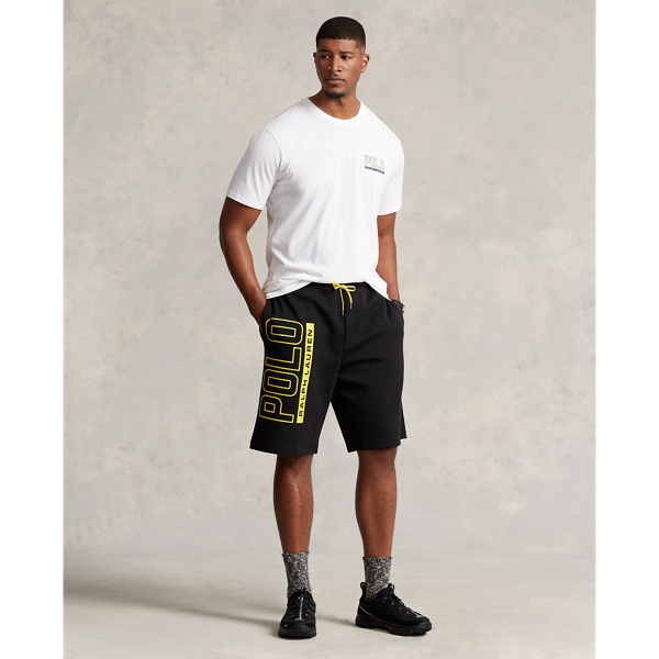 White Logo Jersey Crewneck T-Shirt Big & Tall 4
