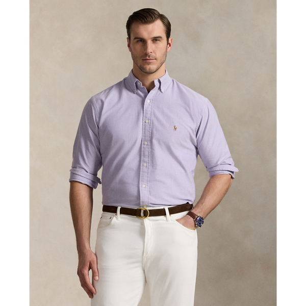 Purple ralph lauren shirt on sale