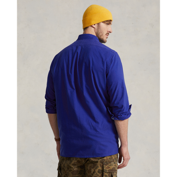 City Royal Garment-Dyed Oxford Overshirt Big & Tall 5