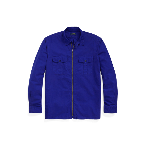 City Royal Garment-Dyed Oxford Overshirt Big & Tall 2