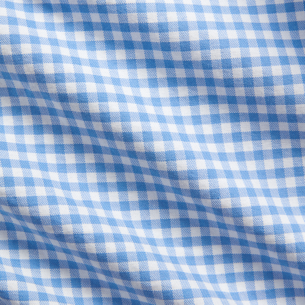 Light Blue/White Gingham Oxford Shirt Big & Tall 7