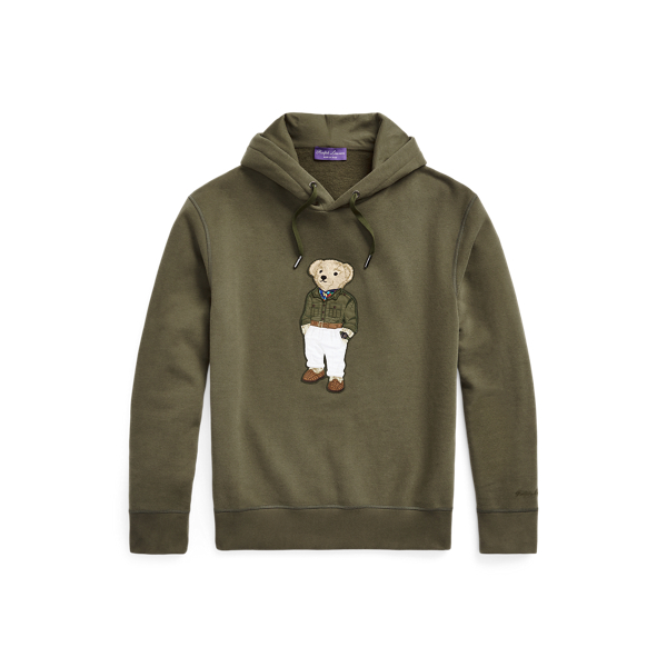 Ralph lauren bear hoodie men hotsell