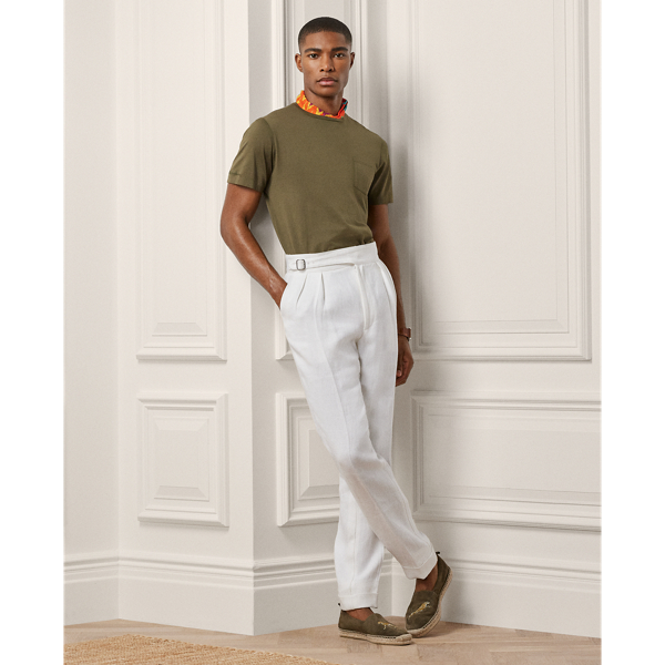 Olive Night Washed Jersey Pocket T-Shirt Purple Label 4
