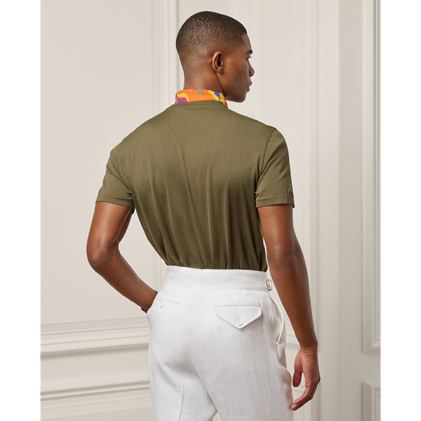 Olive Night Washed Jersey Pocket T-Shirt Purple Label 5