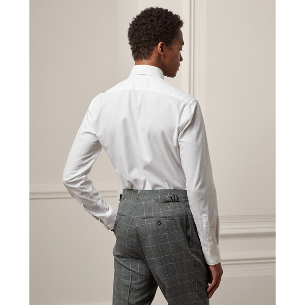 Twillhemd Purple Label in Cream 5