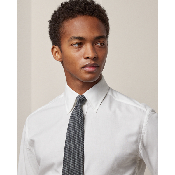 Twillhemd Purple Label in Cream 6