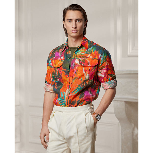 Ralph lauren men's floral shirt hotsell