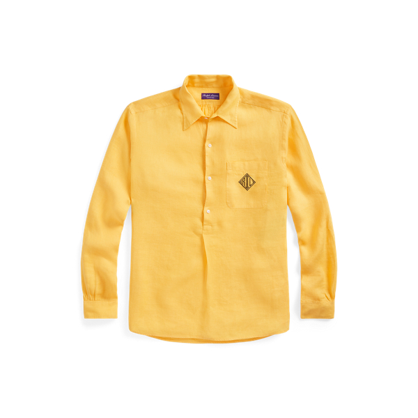 Leinenhemd zum &Uuml;berziehen mit Monogramm Purple Label in 1