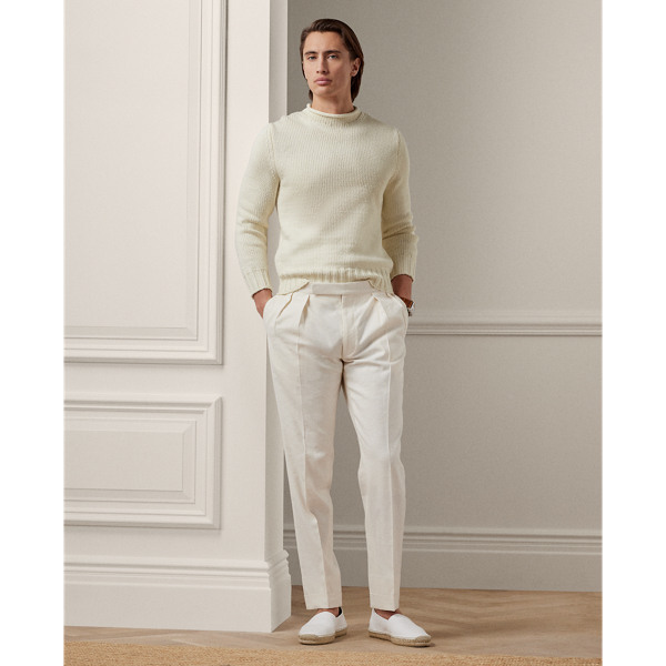 Pullover mit gerolltem Kragen Purple Label in Lux-Creme 4