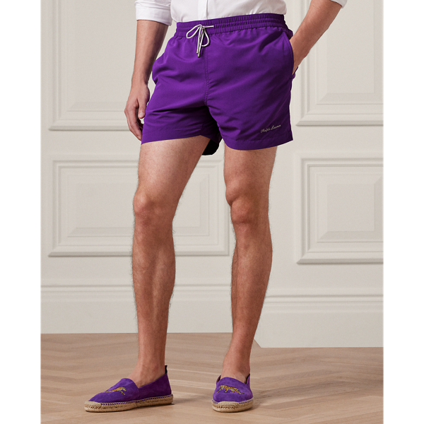 Bright Purple 4.25-Inch Amalfi Swim Trunk Purple Label 4
