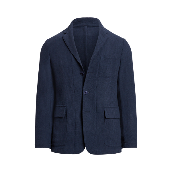 Buenos Aires Blue Hand-Tailored Cashmere Blazer Purple Label 2