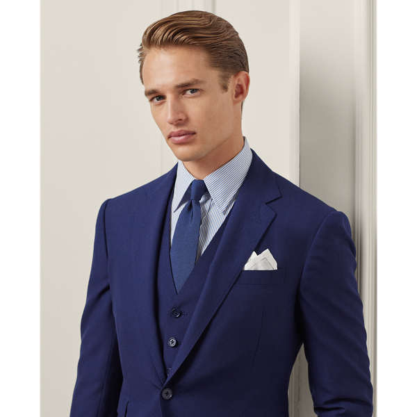 Brazil Blue Kent Wool Suit Purple Label 8