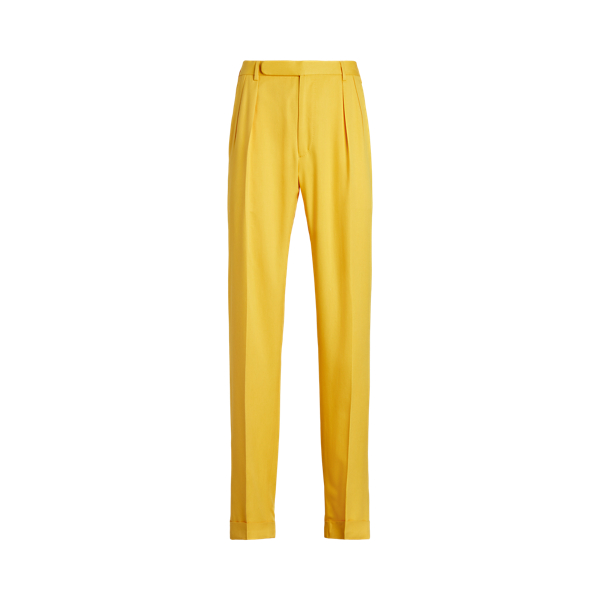 Hand-Tailored Silk Gabardine Trouser Purple Label 1