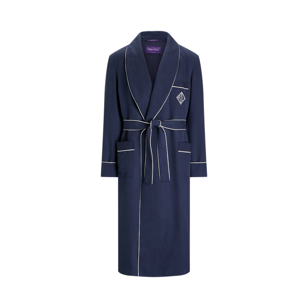 Monogram Silk Twill Robe