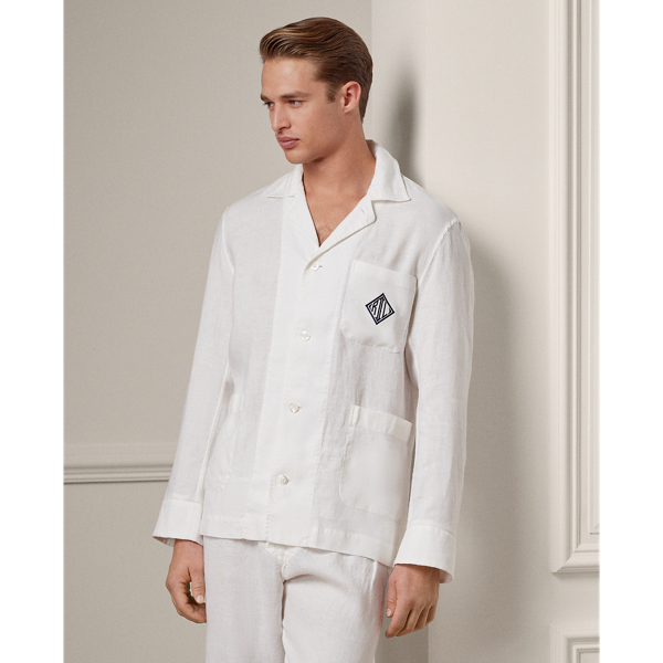 RALPH LAUREN　TAILORED　PAJAMA Lauren Ralph Lauren Women's Notched-Collar Pajama Set - Macy's