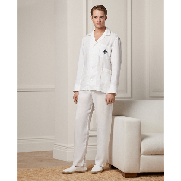 Monogram Linen Pyjama Set for Men Ralph Lauren NL