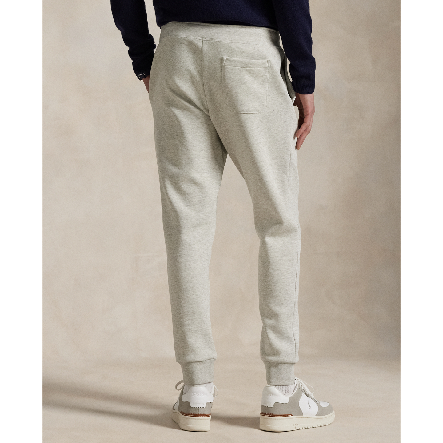Мужские брюки Ralph Lauren Double-Knit Jogger Pant, цвет: Светлый меланжевый — фото 2