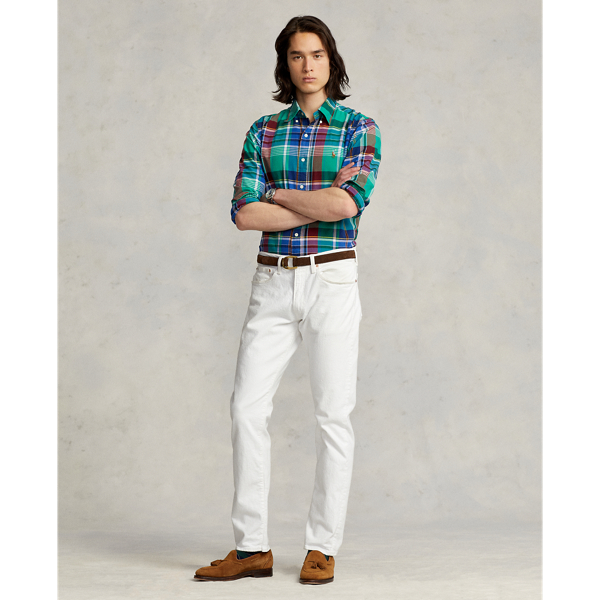 Chemise Oxford &eacute;cossaise classique Polo Ralph Lauren en Royal/Vert multi 3