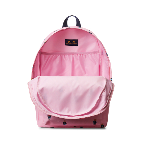 Carmel Pink Polo Bear Backpack Girls 5