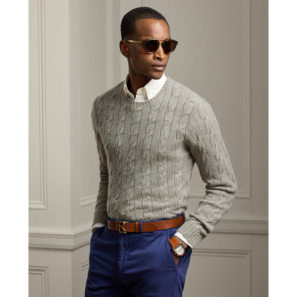 Ralph lauren mens grey jumper online