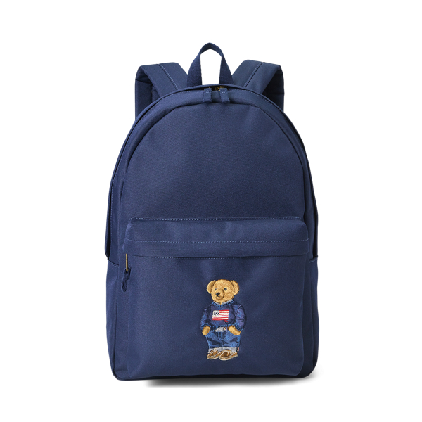 Polo Bear Canvas Backpack