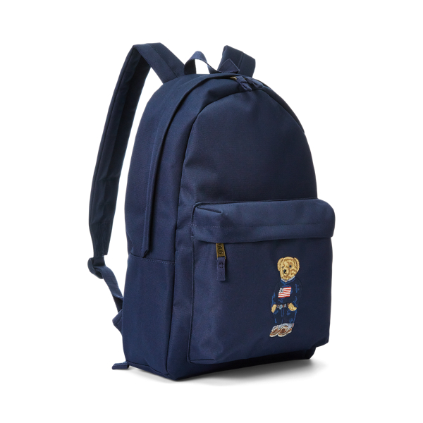 Newport Navy Polo Bear Canvas Backpack Boys 3