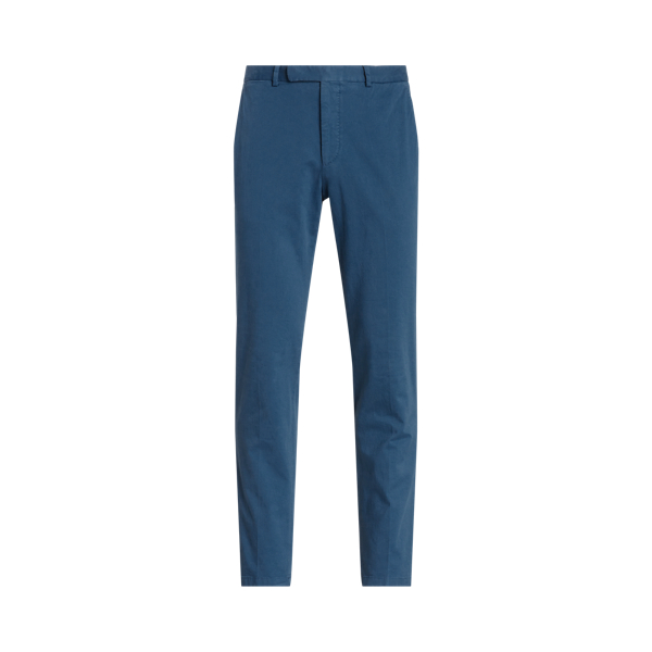 Clancy Blue Garment-Dyed Stretch Chino Suit Trouser Polo Ralph Lauren 2
