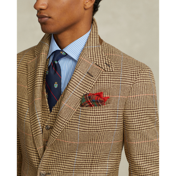 Die Jacke RL67 aus Glencheck-Seide Polo Ralph Lauren in Braun 6