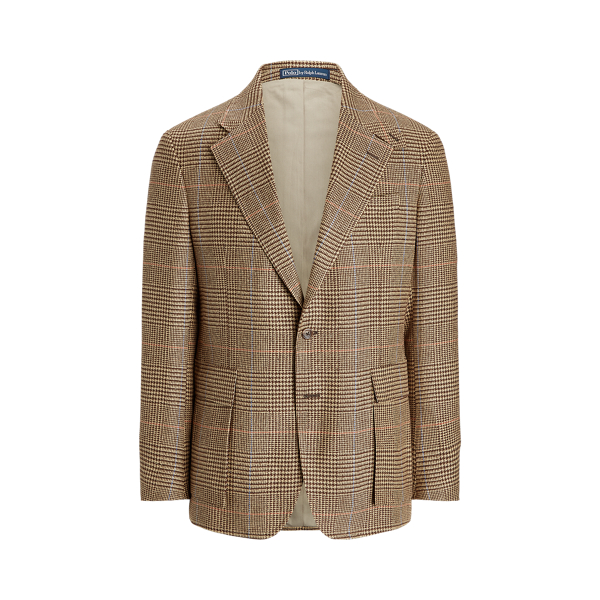 Die Jacke RL67 aus Glencheck-Seide Polo Ralph Lauren in Braun 2