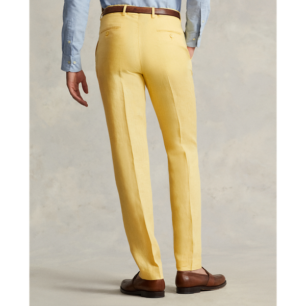 Banana Cream Linen Trouser Polo Ralph Lauren 5