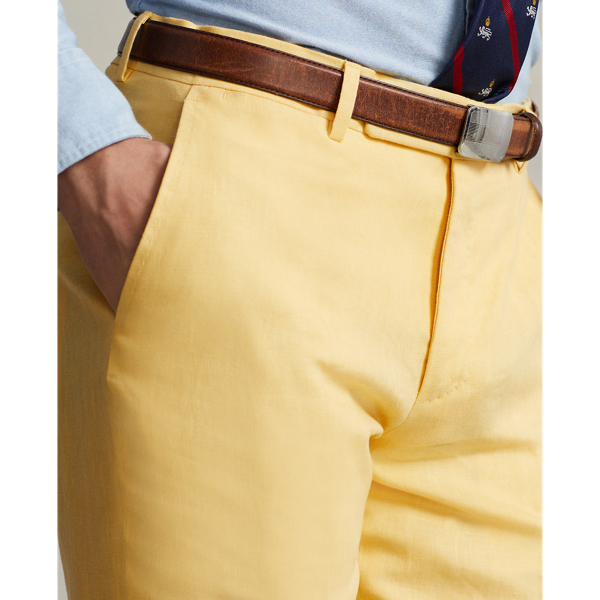 Banana Cream Linen Trouser Polo Ralph Lauren 6
