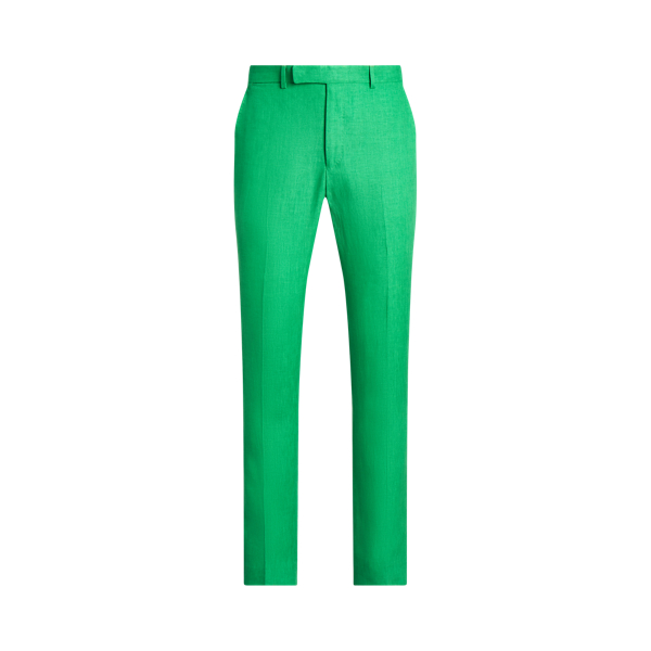 Optic Green Linen Trouser Polo Ralph Lauren 2