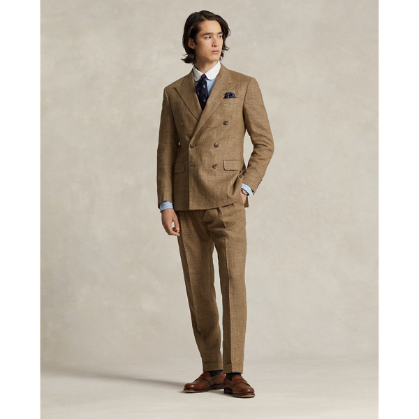 Ralph lauren brown suit hotsell