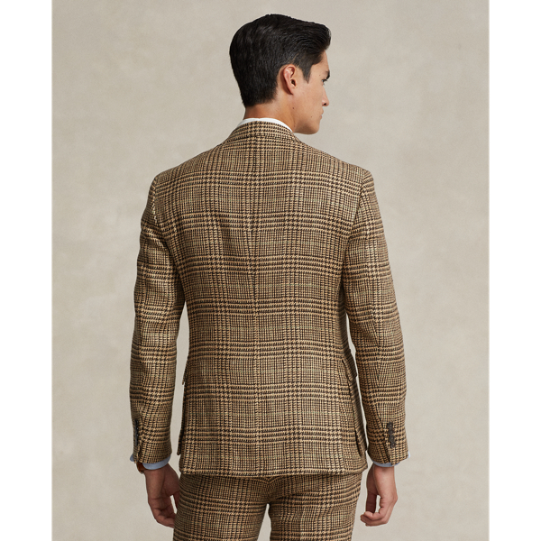 Sage/Tan/Brown Multi The RL67 Plaid Linen-Silk Jacket Polo Ralph Lauren 5