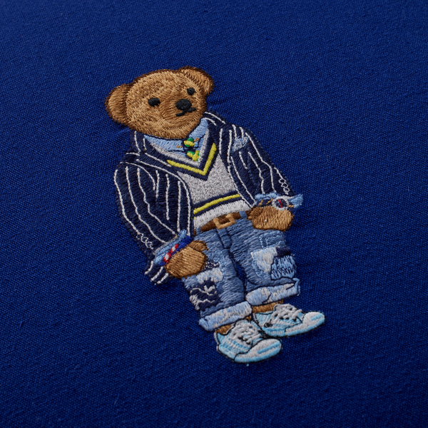 Navy Cricket Polo Bear Throw Pillow Polo Ralph Lauren Home 2