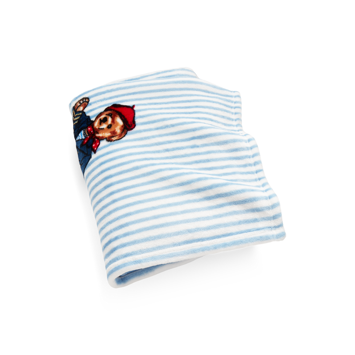 Teddy Bear Stripe Throw Blanket | Ralph Lauren